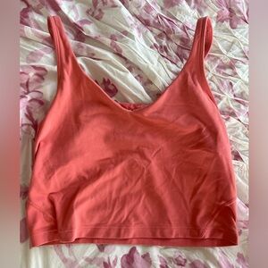 Lululemon Athletica Vibrant Coral Align Tank